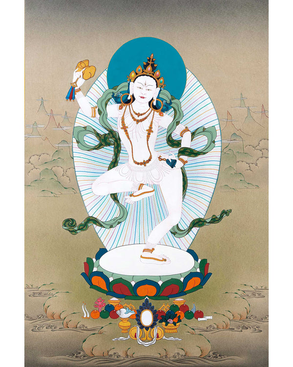 Machig Labdron Chod | Buddhist Painting Thangka | Yogini