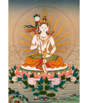 Dakini Mandarava | Guru Padmasambhava Consort | Tibetan Thangka Painting