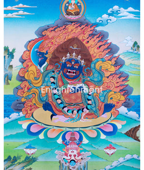 Mahakala Tibetan Thangka
