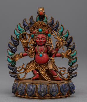 Six Armed Mahakala Statue 