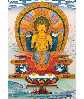 Maitreya Buddha | Traditional Himalayan Art | Exquisite Future Buddha Art