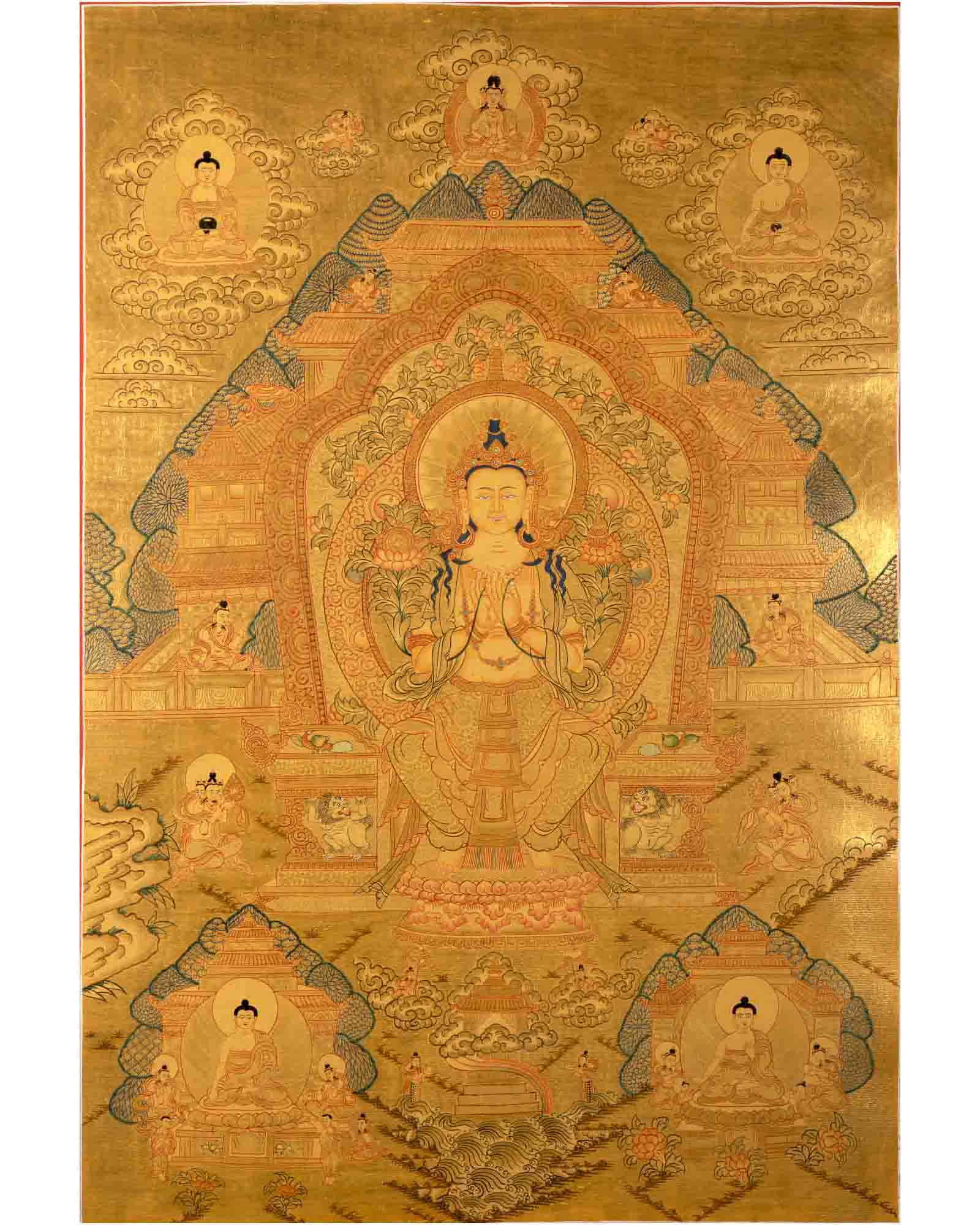 Maitreya Buddha Thangka