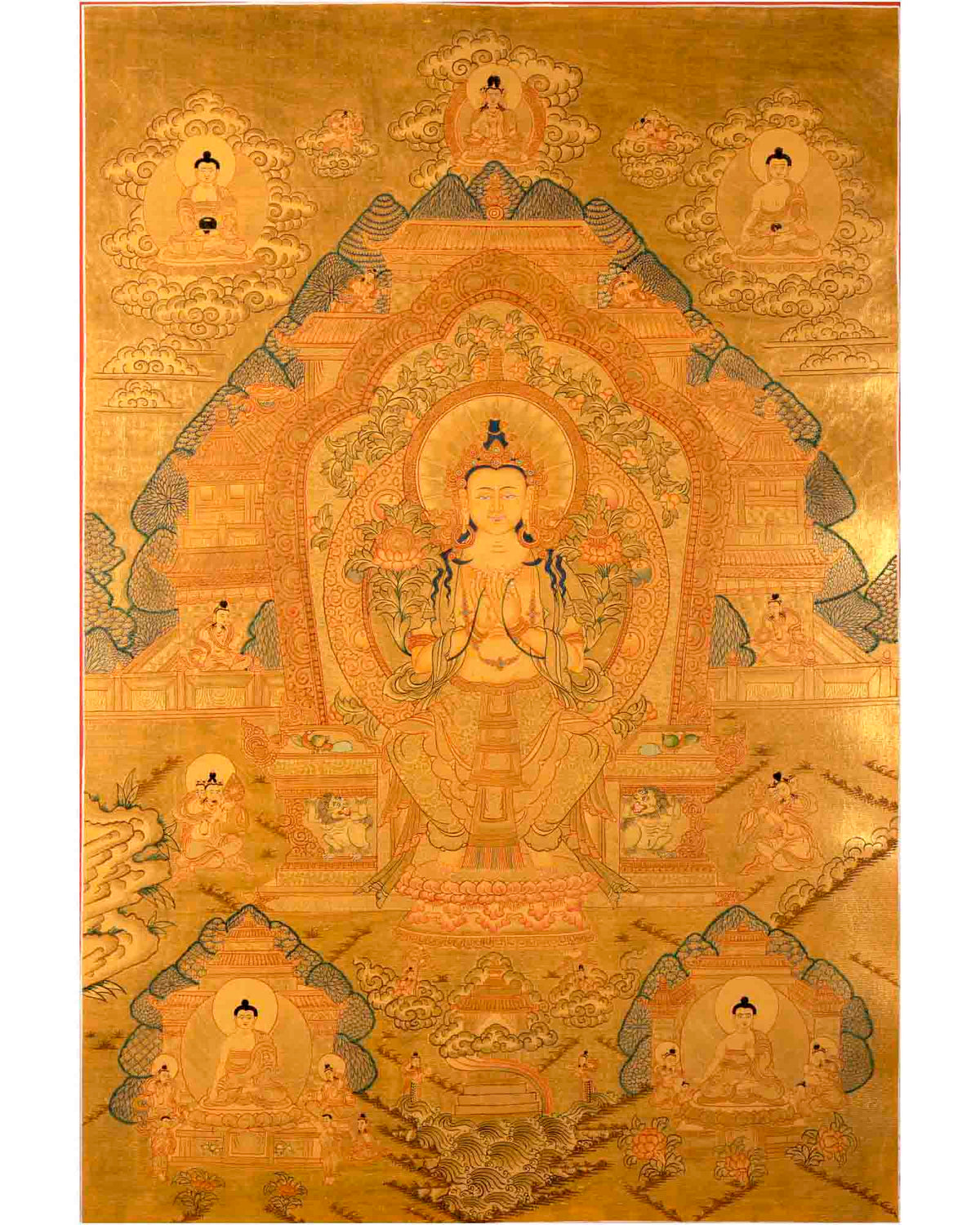 Maitreya Buddha Thangka