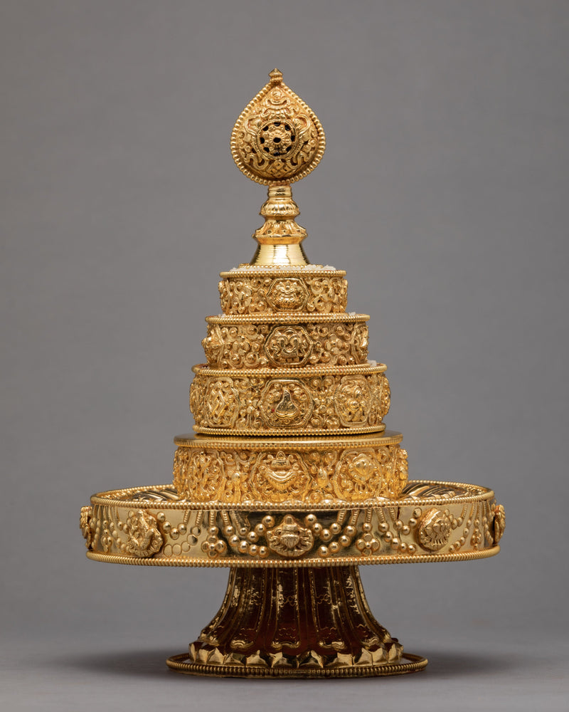 gold plated mandala 