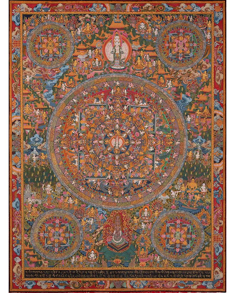 Mandala1000 Armed Lokeshvara