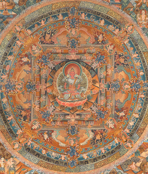 Mandala Print | Digital Thangka Printing | Religious Wall Decoration