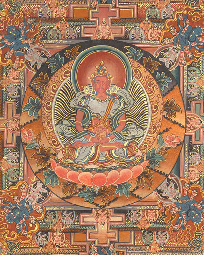 Mandala Print | Digital Thangka Printing | Religious Wall Decoration