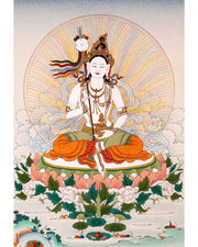 Dakini Mandarva Thangka |  Mother Bodhisattva Himalayan Buddhist Deity