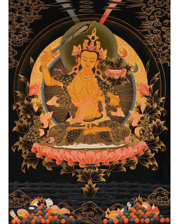 Manjushree Bodhisattva Thangka