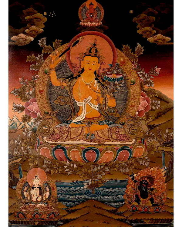 Manjushree Bodhisattva Thangka