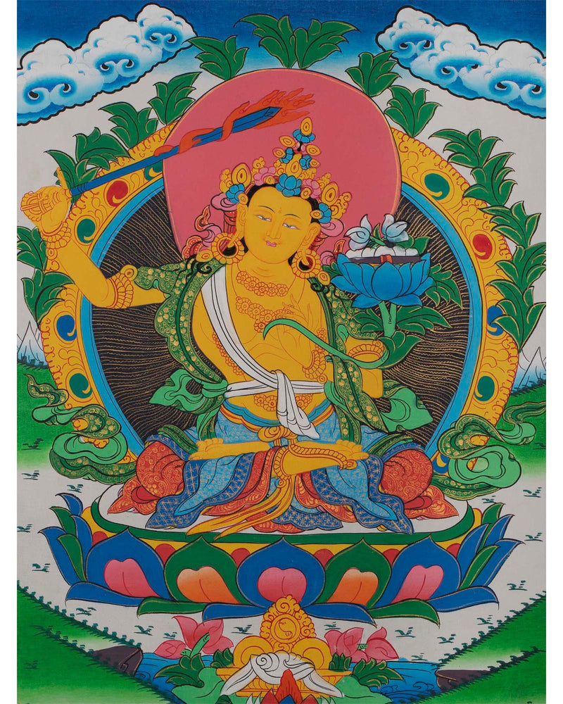 Manjushree Bodhisattva Thangka 