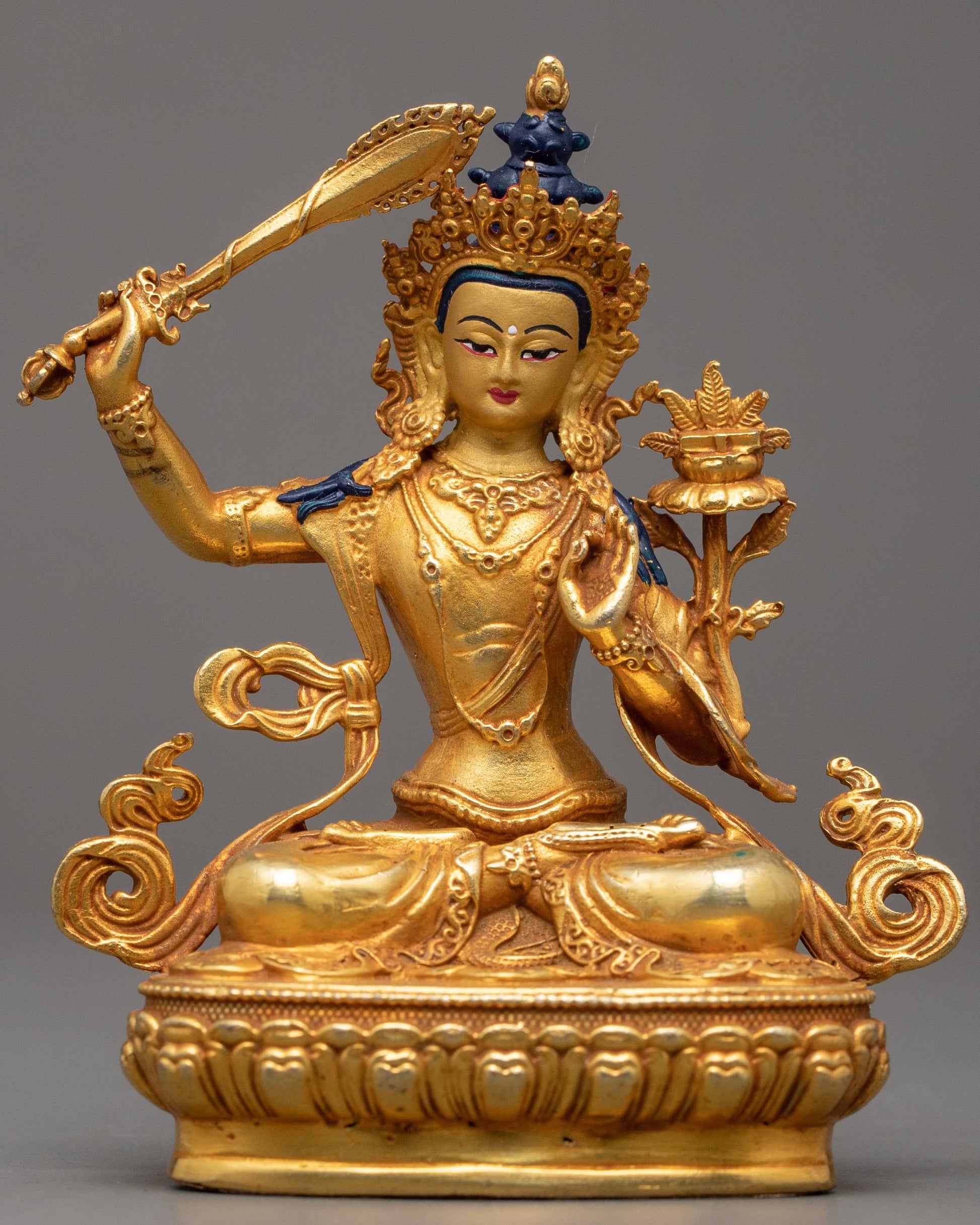 Peaceful Manjushri Sculpture