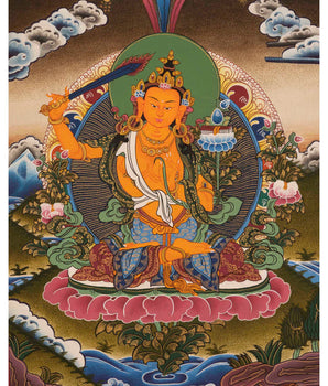 Manjushri Deity Thangka