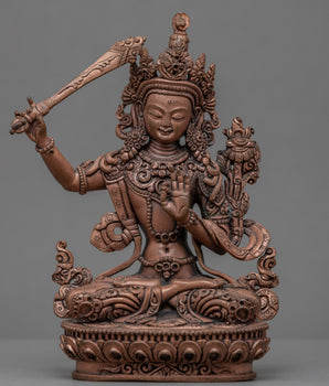 Handmade Manjushri Statue