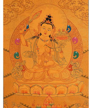 Manjushri Tibetan Thangka