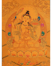 Manjushri Tibetan Thangka