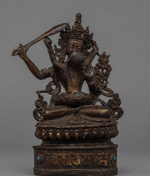 Manjushri Boddhisattva Sculpture