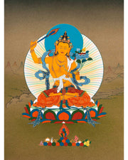 Wisdom Bodhisattva Manjushri Thangka