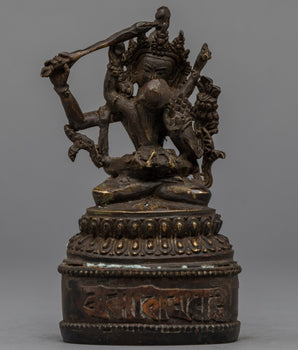 Manjushri Consort Oxidized Statue