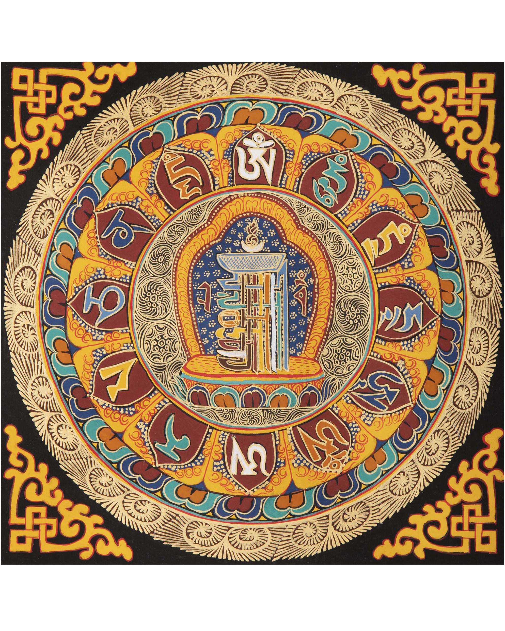 Mantra Mandala Thangka