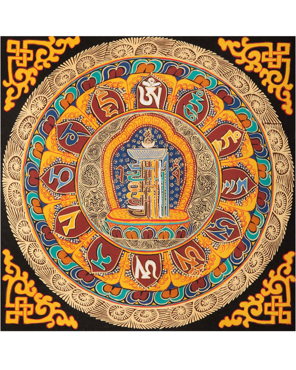 Mantra Mandala Thangka