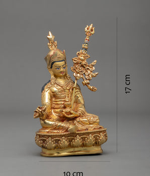 Tibetan Guru Padmasambhava Statue | Buddhist Ritual Item