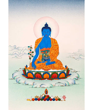 Small Thangka of Medicine Buddha