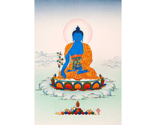 Small Thangka of Medicine Buddha