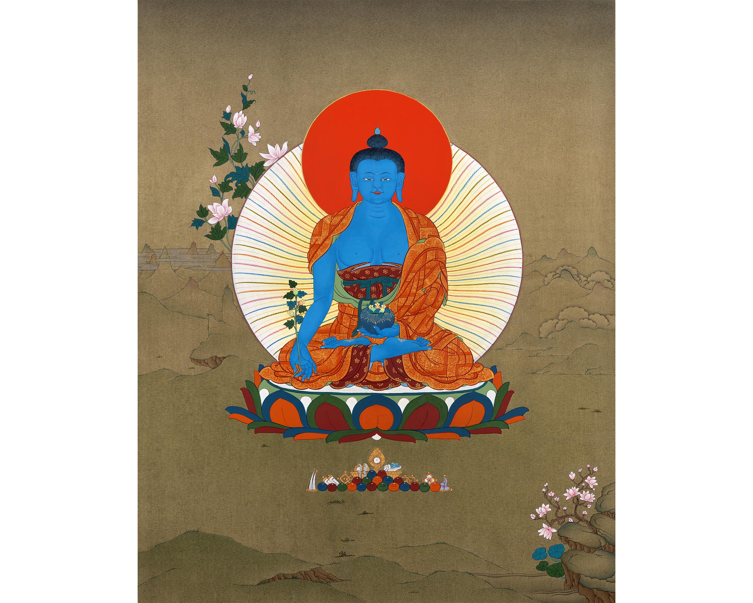 Medicine Buddha | Buddhist Thangka