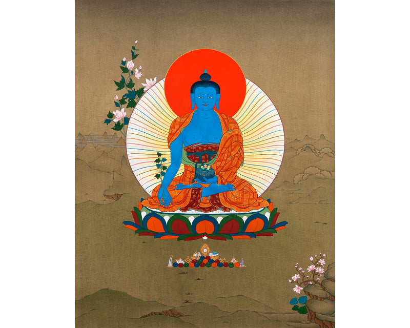 Medicine Buddha | Buddhist Thangka