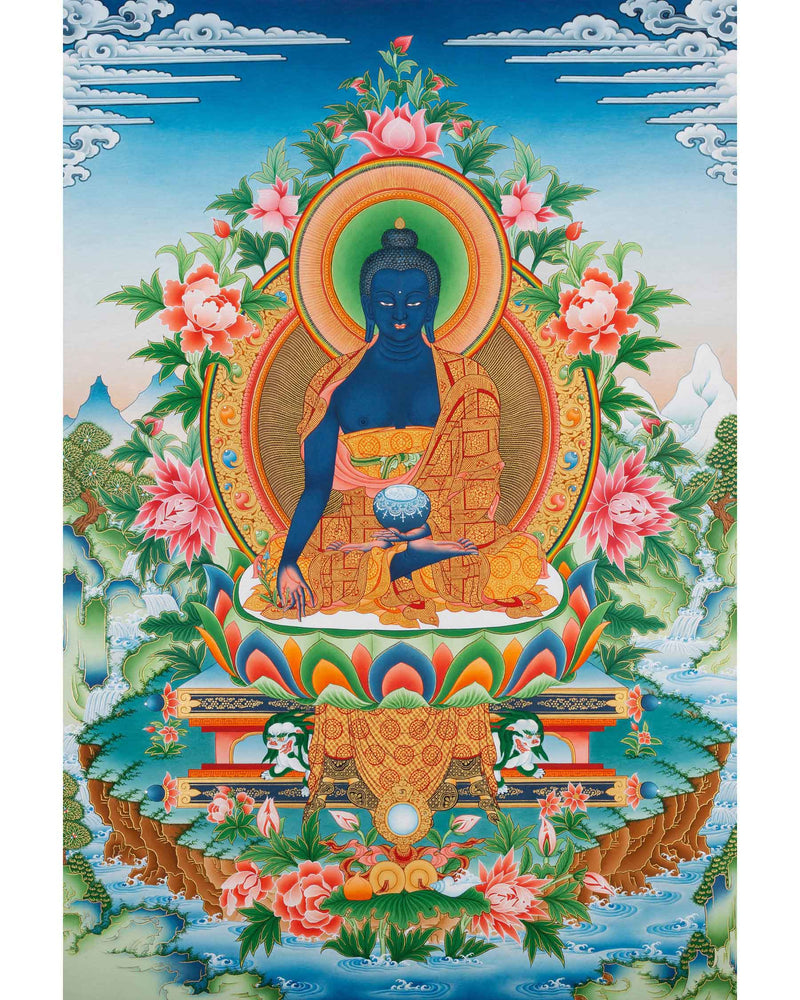  Medicine Buddha Thangka