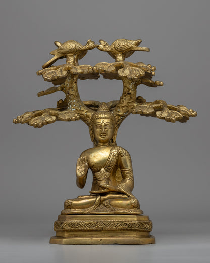 Brass Buddha Statue 