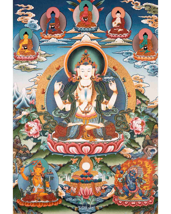 Meditation Avalokiteshvara Chengrezig