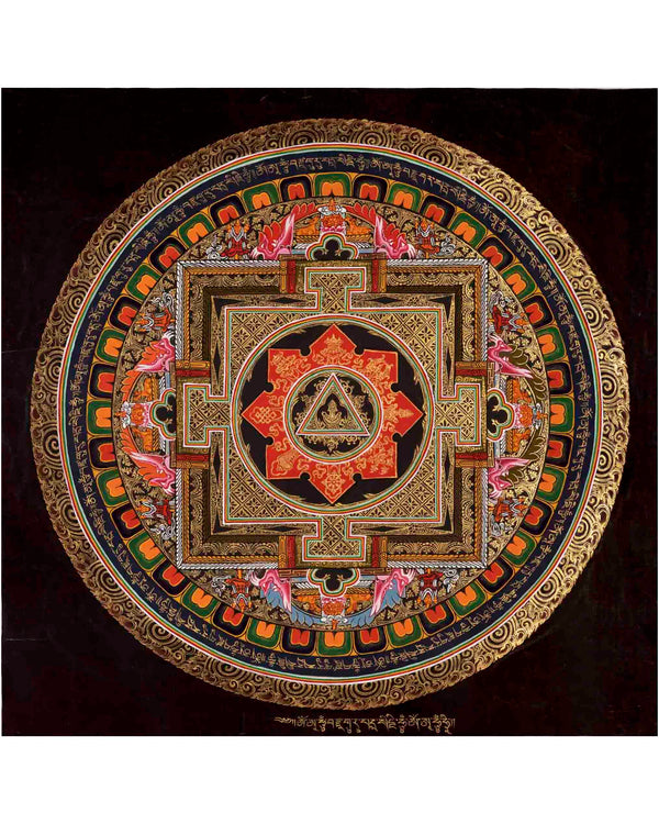 Meditative Mandala Thangka