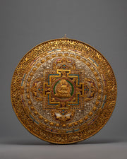 Handmade Copper Mandala Thangka