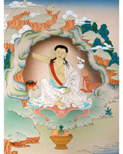 Milarepa Thangka | Tibetan Buddhist Master Painting