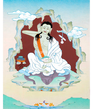 Jetsun Milarepa Thangka
