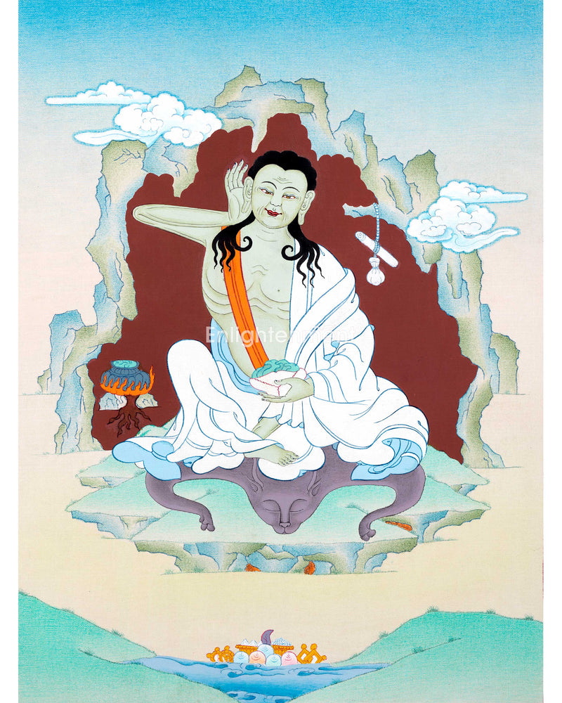 Jetsun Milarepa Thangka