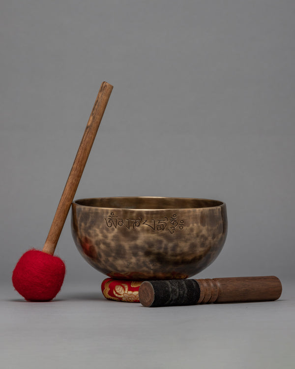 Buddhist Moon Singing Bowl