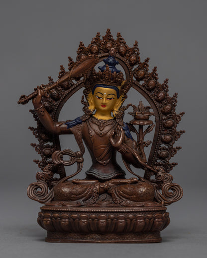 Boddhisattva Home Decor Statue Set | Gold Gilded Bodhisattva Statue