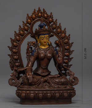Mini White Tara Statue | Buddhist Deity White Tara Statue