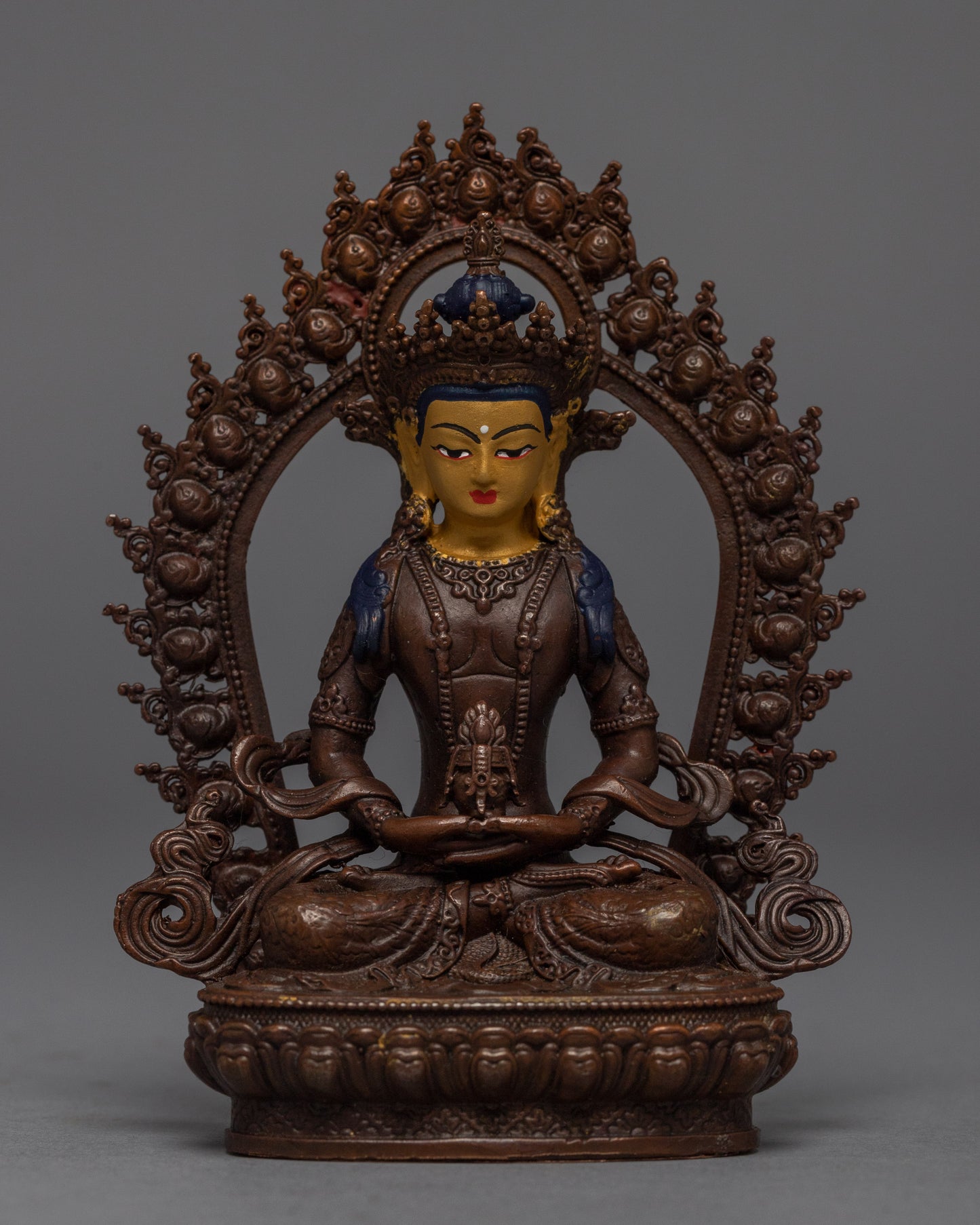 Boddhisattva Home Decor Statue Set | Gold Gilded Bodhisattva Statue