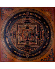 Oil Varnished Kalachakra Mandala