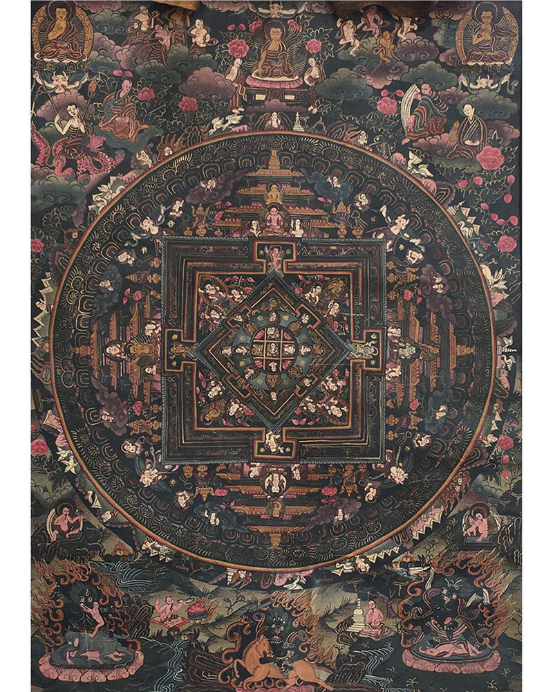 Oil Varnished Mandala