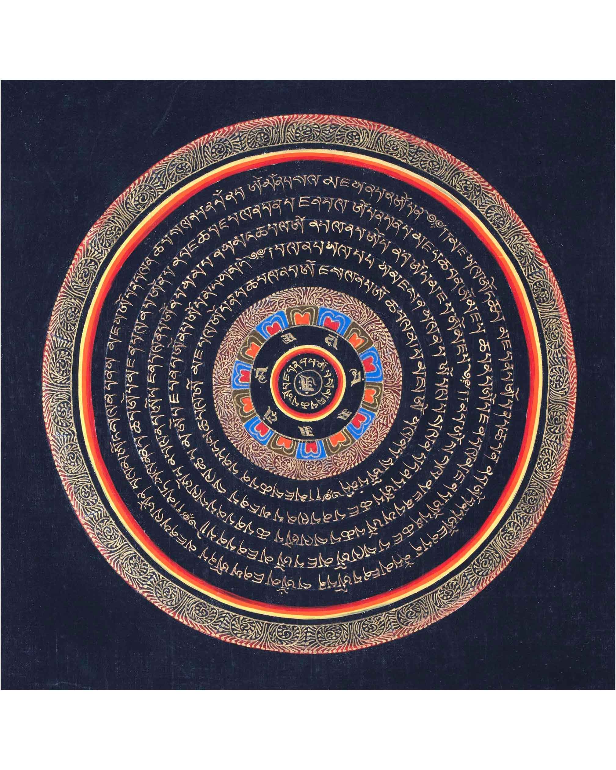 Om Mandala Thangka