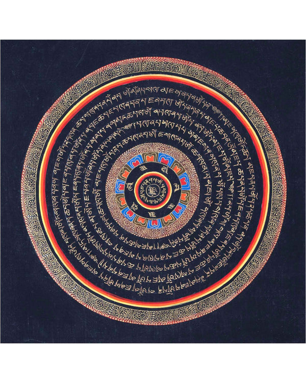 Om Mandala Thangka