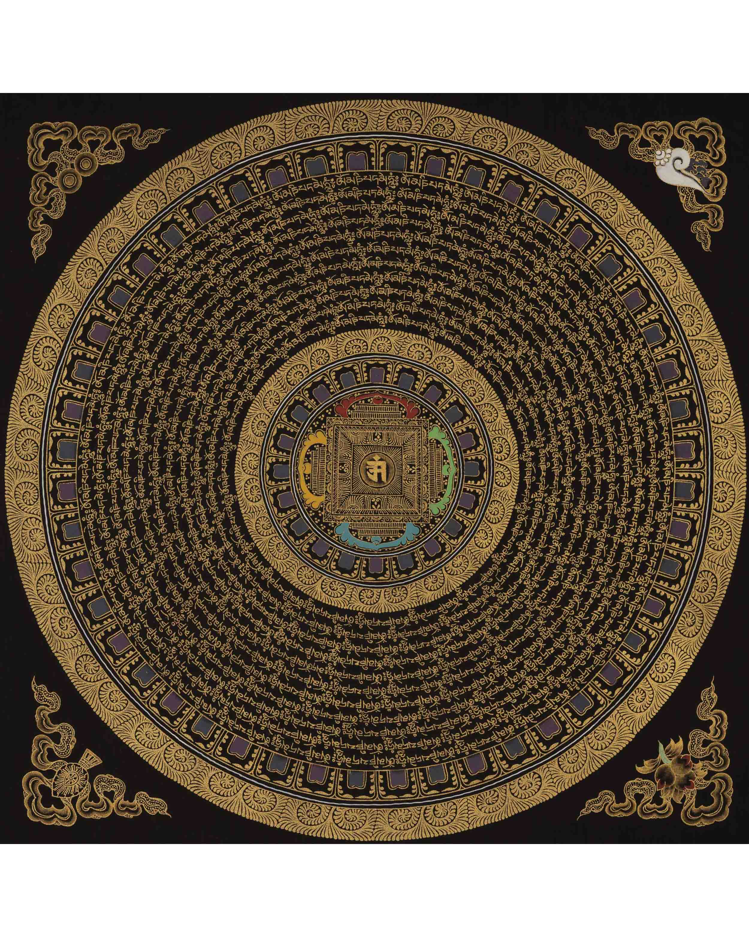 Om Mandala Thangka