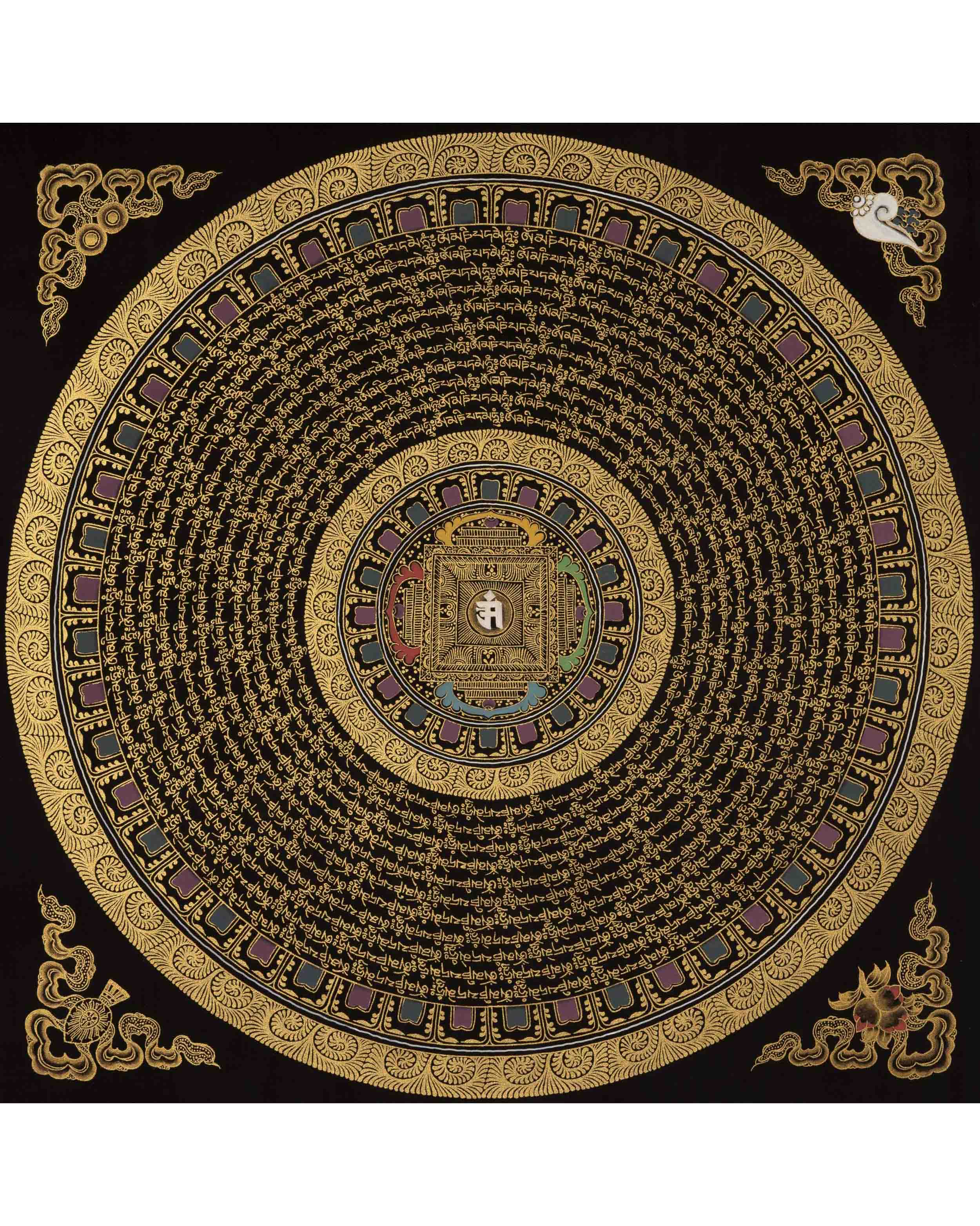 Om Mandala Thangka