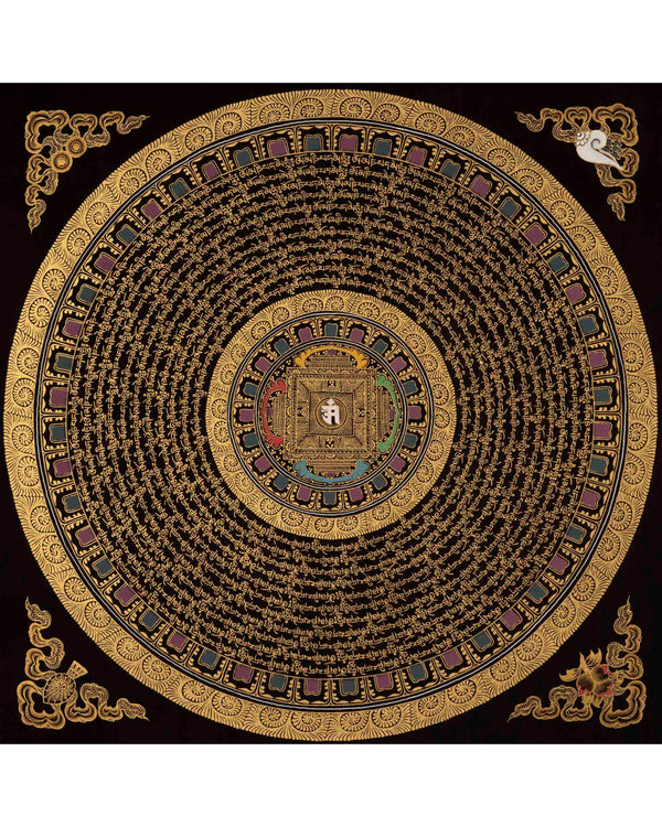 Om Mandala Thangka