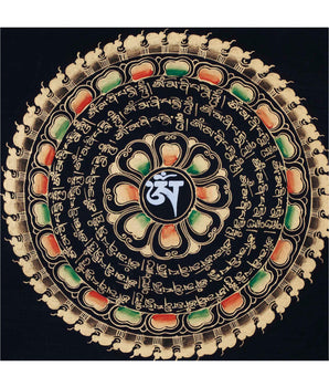 Om Mantra Mandala thangka | Altar Decor